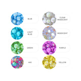 Dreamy Bubbles Iridescent Flatback Beads