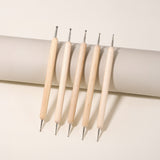 5pcs Dual-Ended Wooden Dotting Tool Set