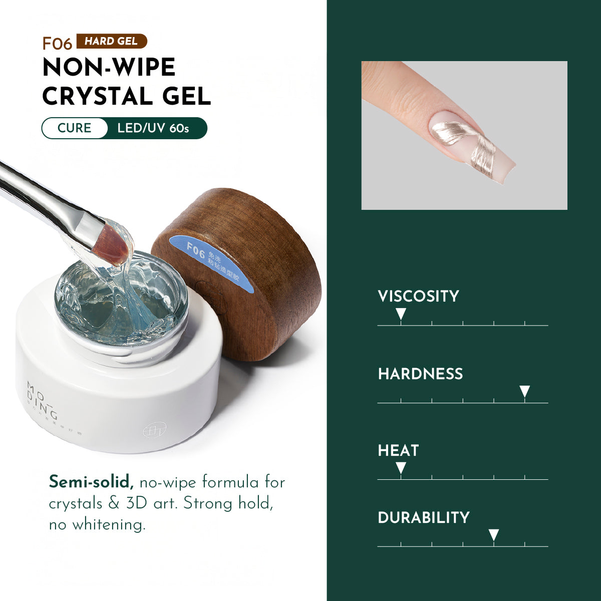 Moding F06 Non-Wipe Crystal Gel / Jar 20g