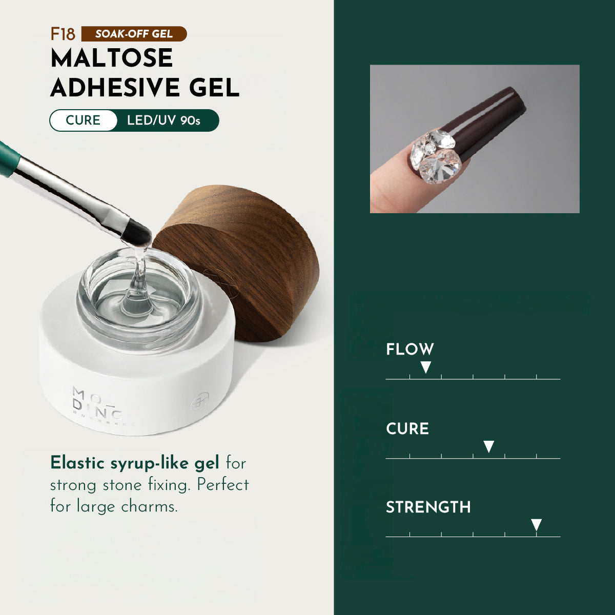 Moding F18 Maltose Adhesive Gel / Jar 20g