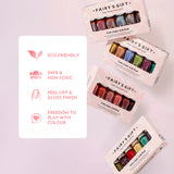 Mini Waterbased Nail Polish Set / 6 Colours