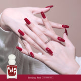 Fairy's Gift Lil's gourdie series quick dry nail polish in Seeing Red colour P52