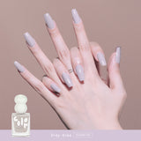 Fairy's Gift Lil's gourdie series quick dry nail polish in Grey Area colour P63