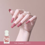 Fairy's Gift Lil's gourdie series quick dry nail polish in Pink Elephant colour P73