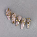 Flat Back Metallic Caviar Beads Mix