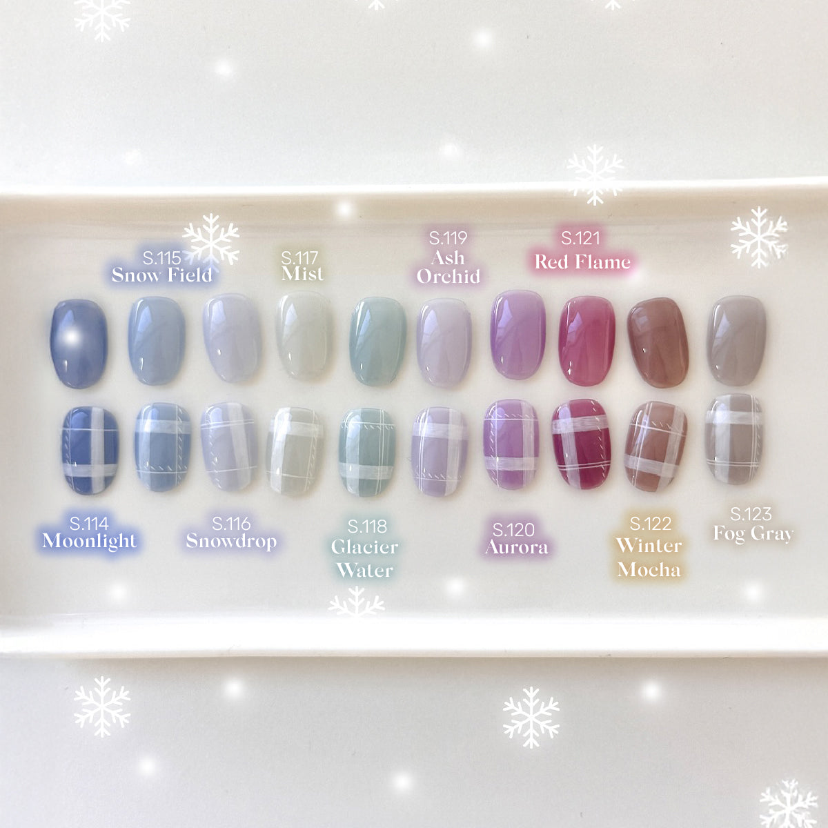 YOGURT NAIL Frozen Collection / 10 Syrup Gel