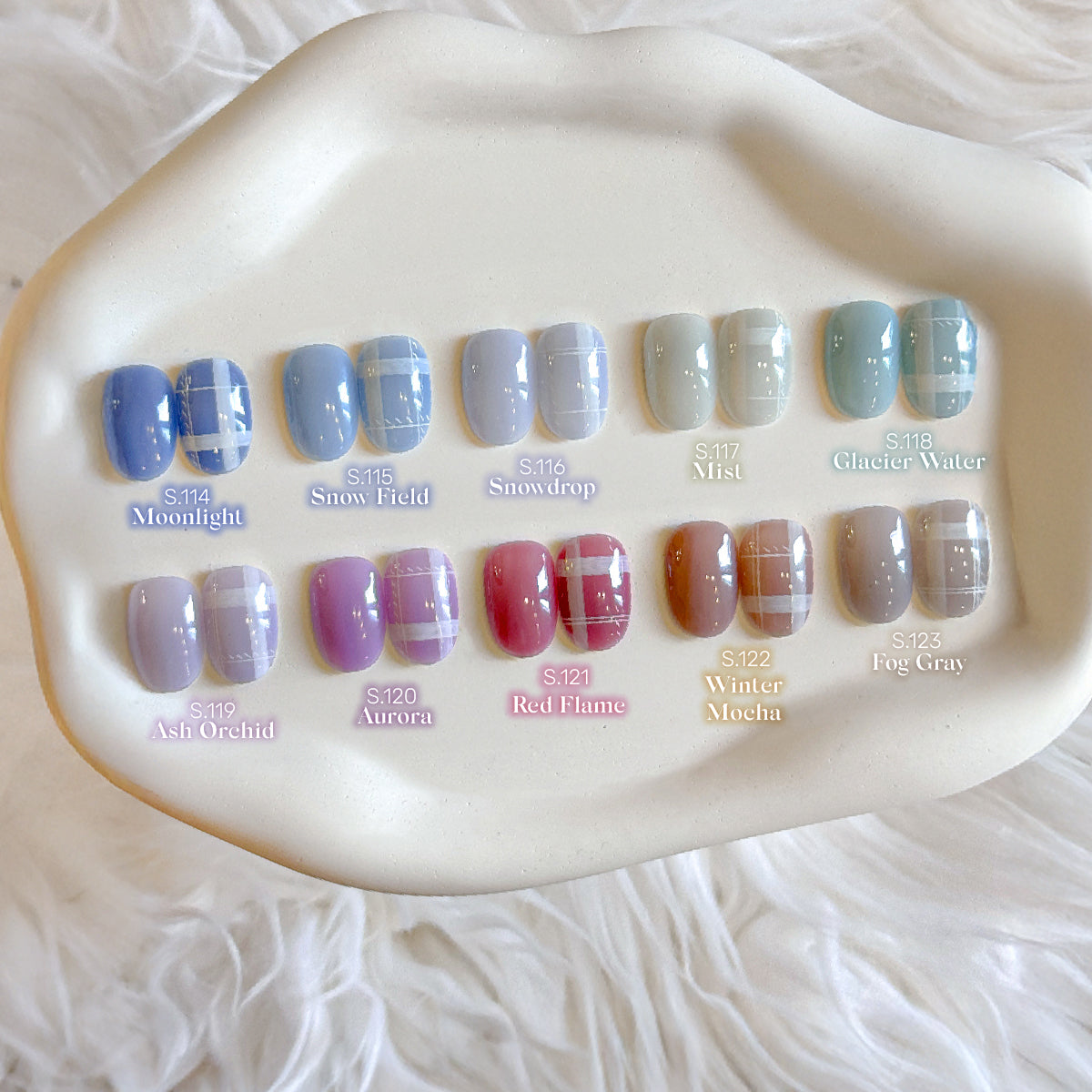 YOGURT NAIL Frozen Collection / 10 Syrup Gel