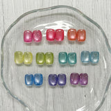 YOGURT NAIL Fruits Magnet Magnetic Glitter Gel Full Set / 10 Colours