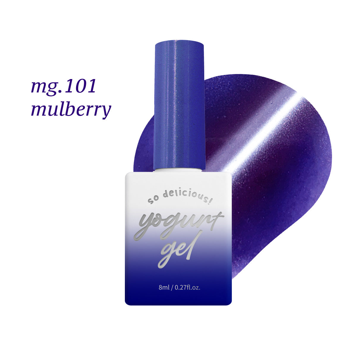 YOGURT NAIL Fruits Magnet Magnetic Glitter Gel Full Set / 10 Colours