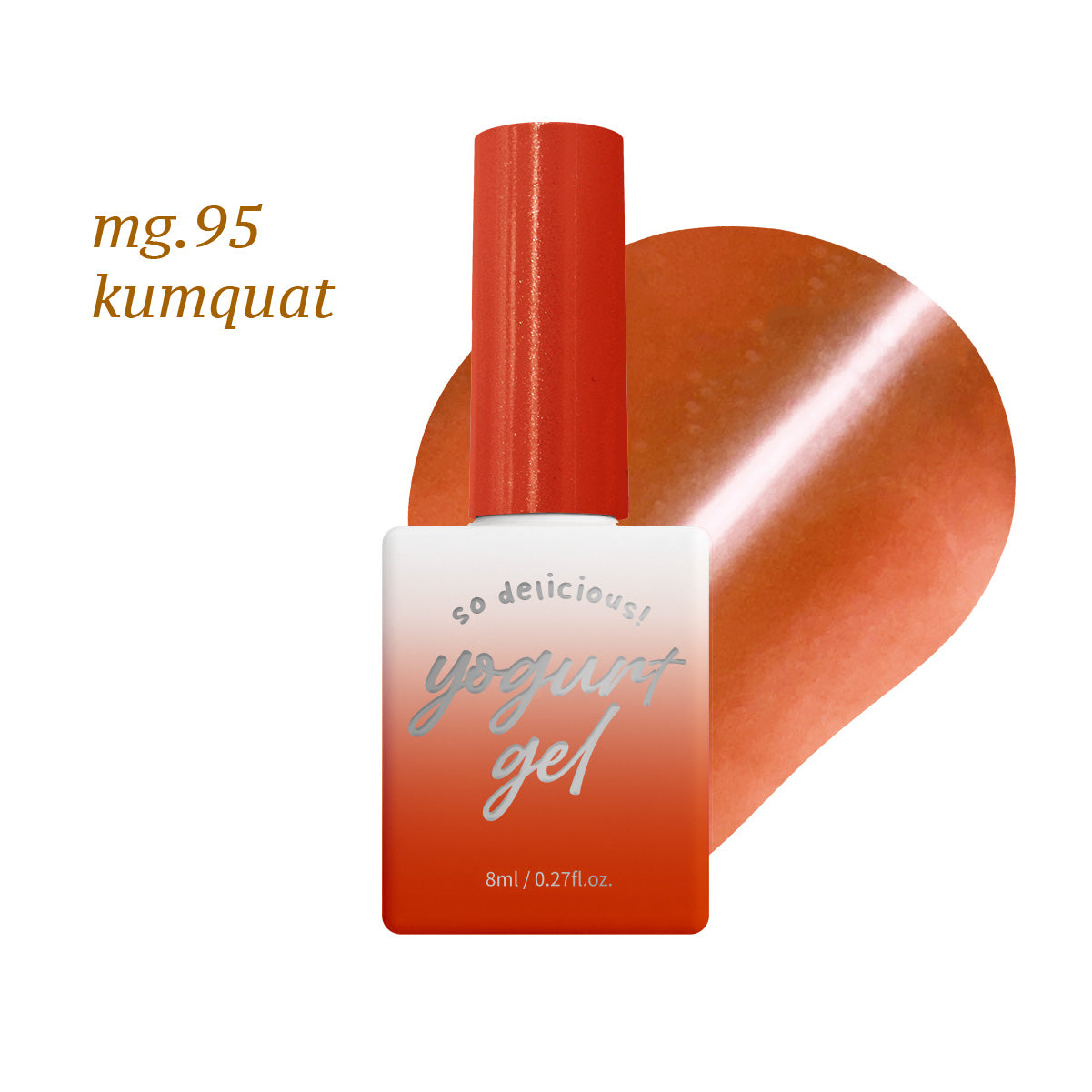 YOGURT NAIL Fruits Magnet Magnetic Glitter Gel Full Set / 10 Colours