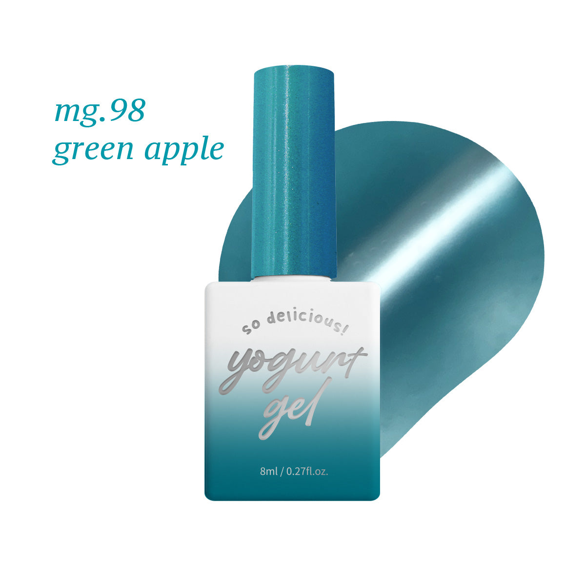 YOGURT NAIL Fruits Magnet Magnetic Glitter Gel Full Set / 10 Colours