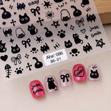 Furby Doodle Nail Art Stickers