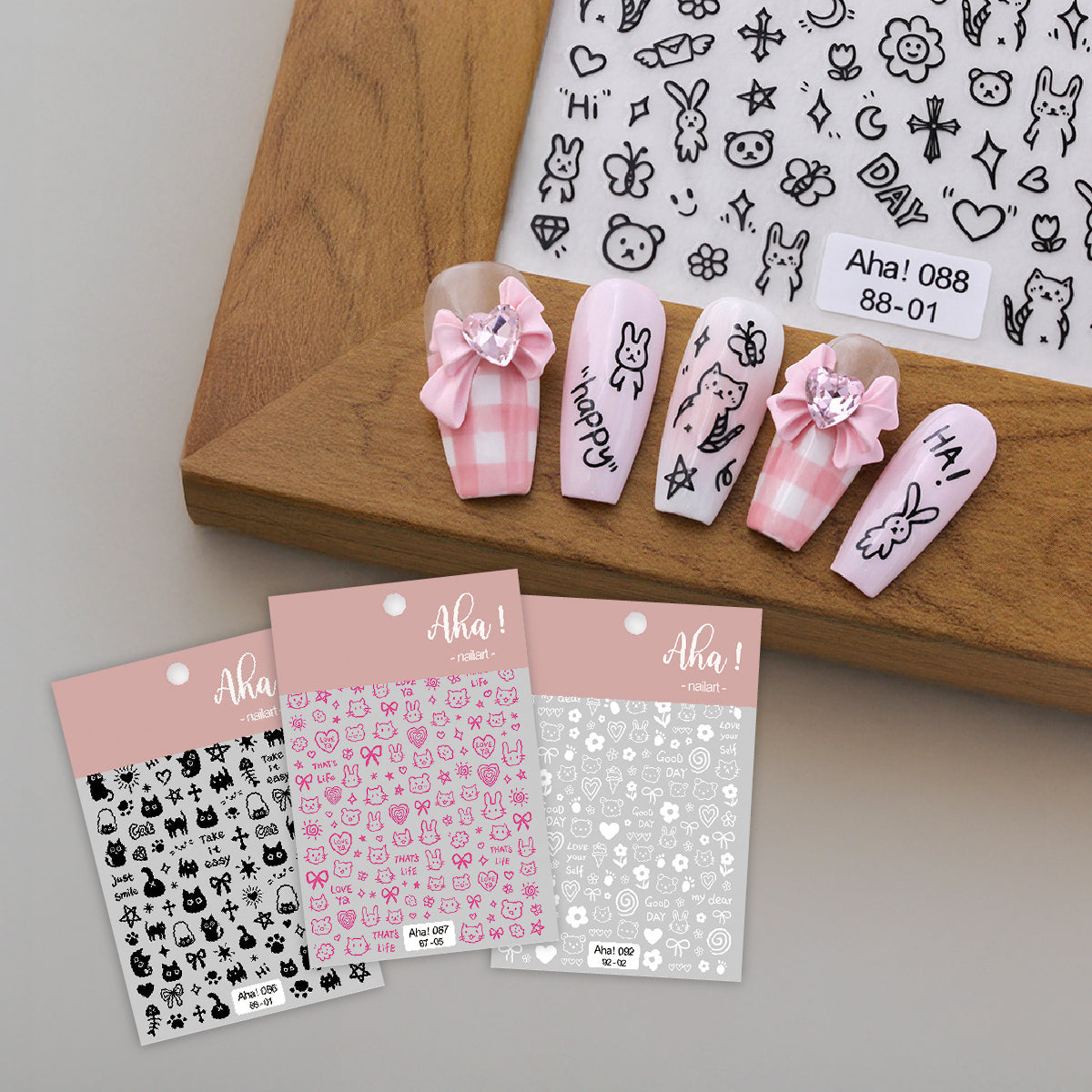 Furby Doodle Nail Art Stickers