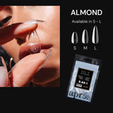 APRÉS NAIL Sculpted Almond Gel-X® Nail Tips Refill Bag / 50pcs