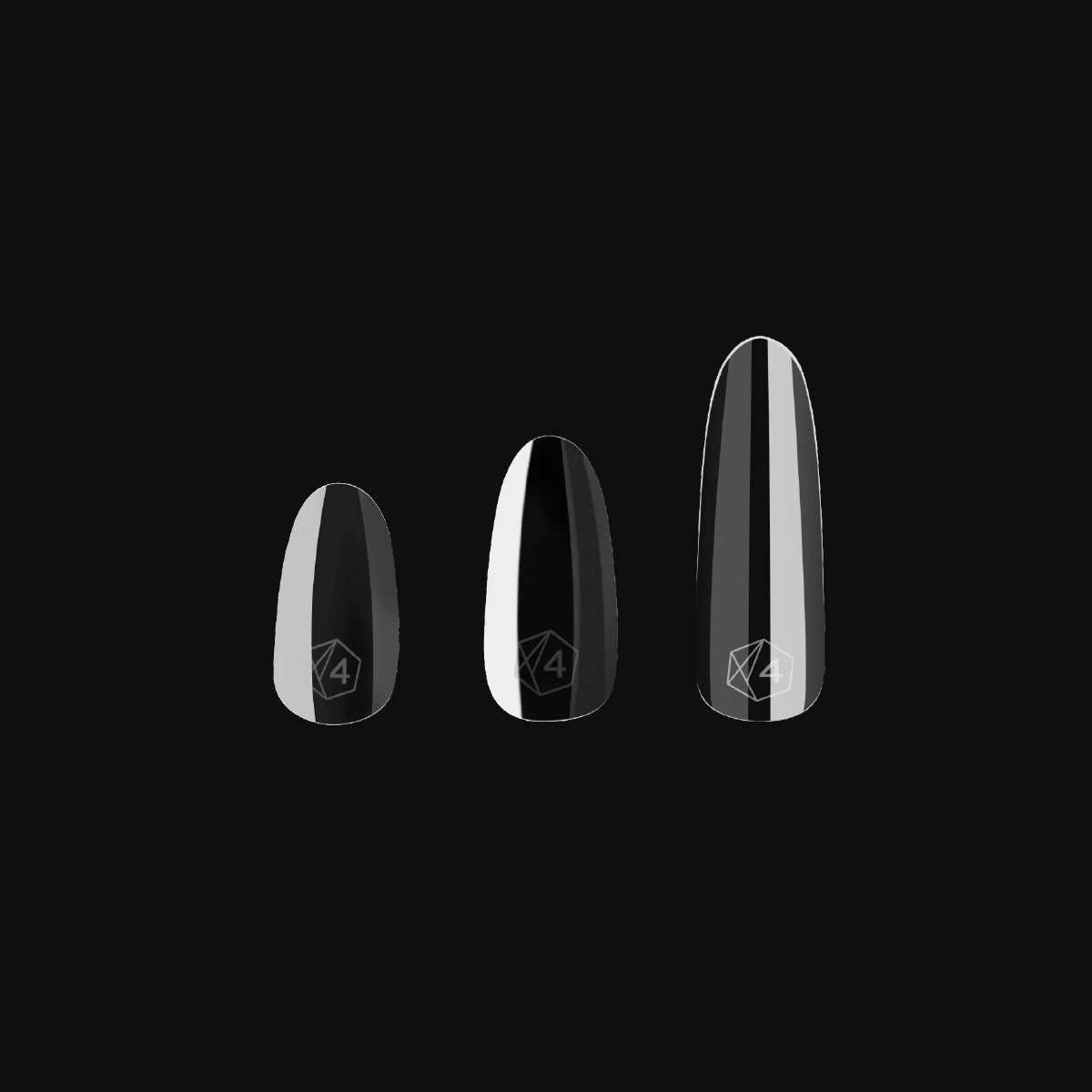 APRÉS NAIL Sculpted Round Gel-X® Nail Tips Refill Bag / 50pcs