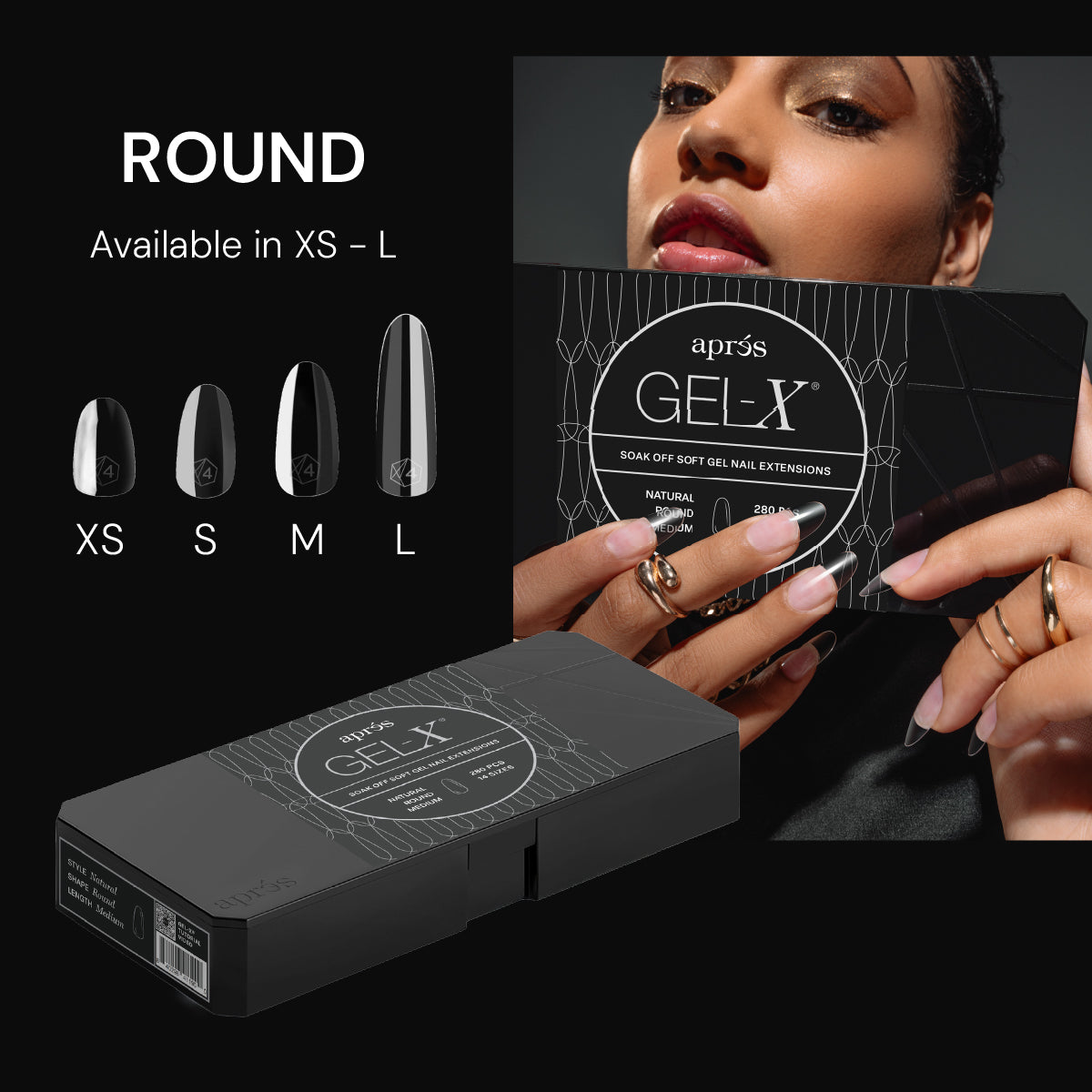 Aprés Gel-X® Natural Gel-X® Nail Tips – Pro (600pcs)