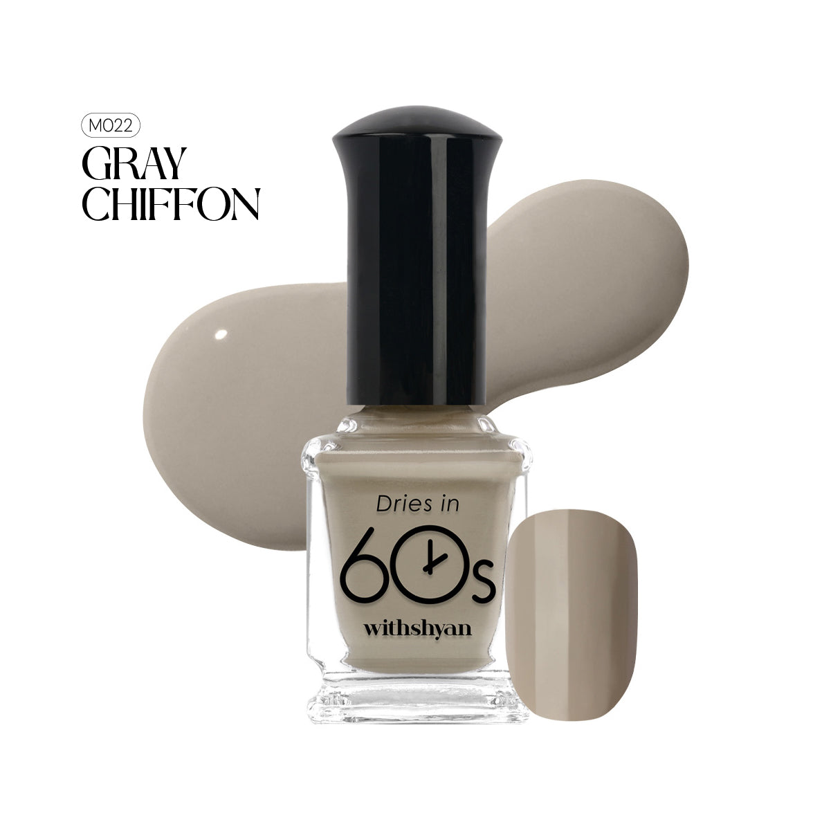 WithShyan Korea Nail Polishes Dries in 60s - Gloss Collection