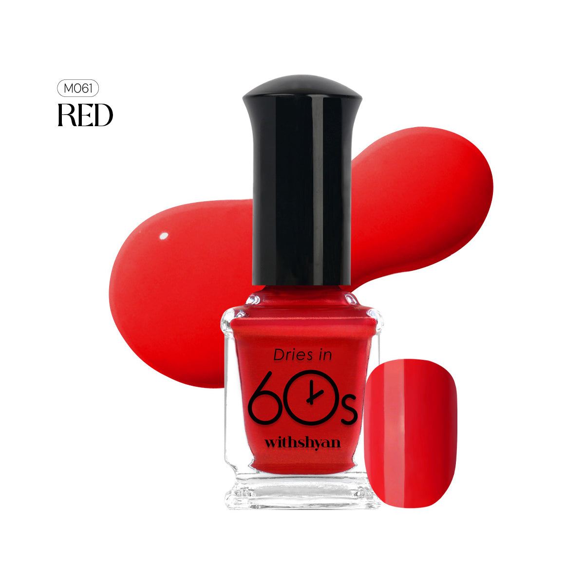 WithShyan Korea Nail Polishes Dries in 60s - Gloss Collection