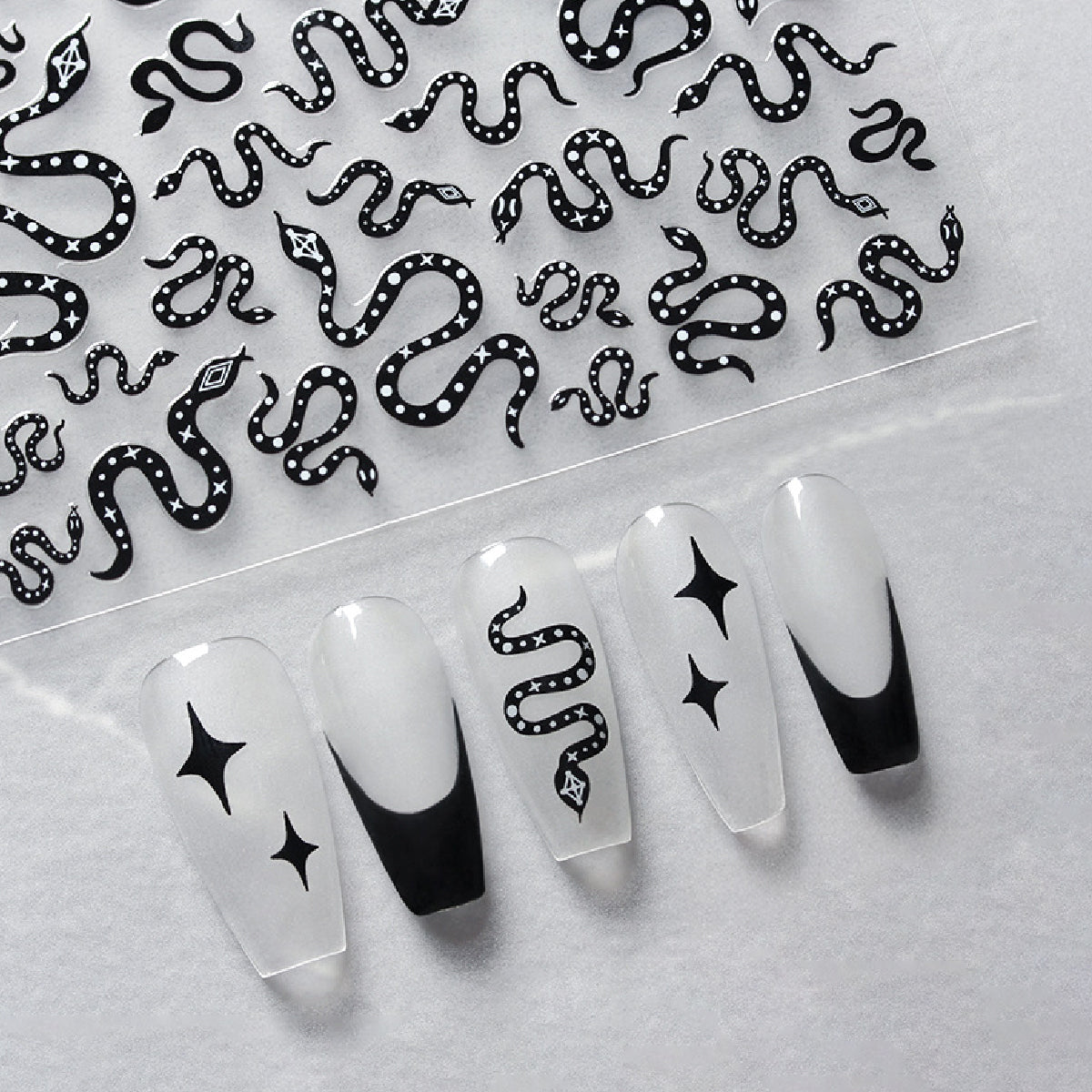Goth Core Nail Art Stickers