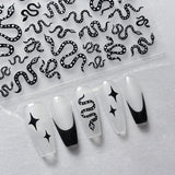 Goth Core Nail Art Stickers
