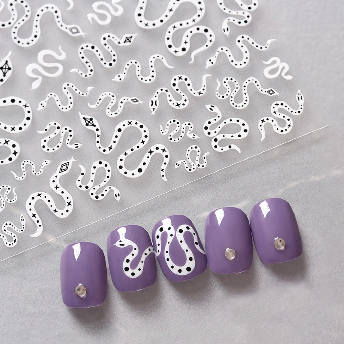 Goth Core Nail Art Stickers