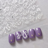 Goth Core Nail Art Stickers
