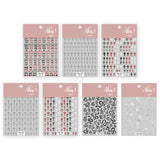 Goth Core Nail Art Stickers