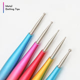 Gradient Dual-ended Silicone Pen & Dotting Tool Set/ 5pcs