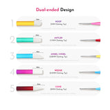 Gradient Dual-ended Silicone Pen & Dotting Tool Set/ 5pcs