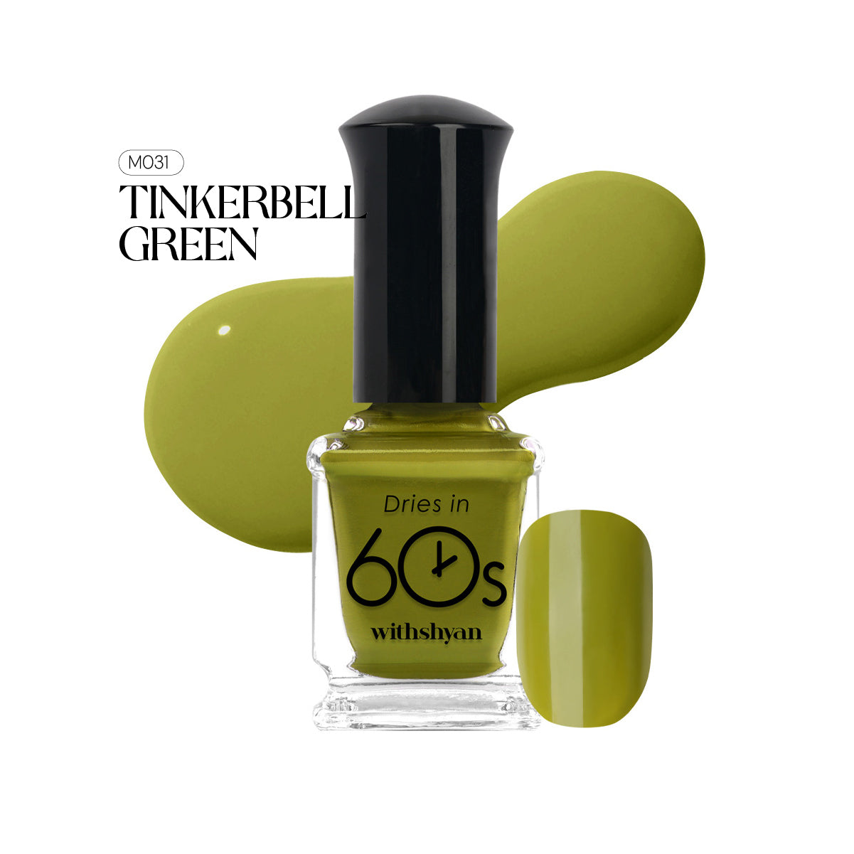 WithShyan Korea Nail Polishes Dries in 60s - Green & Blue Collection