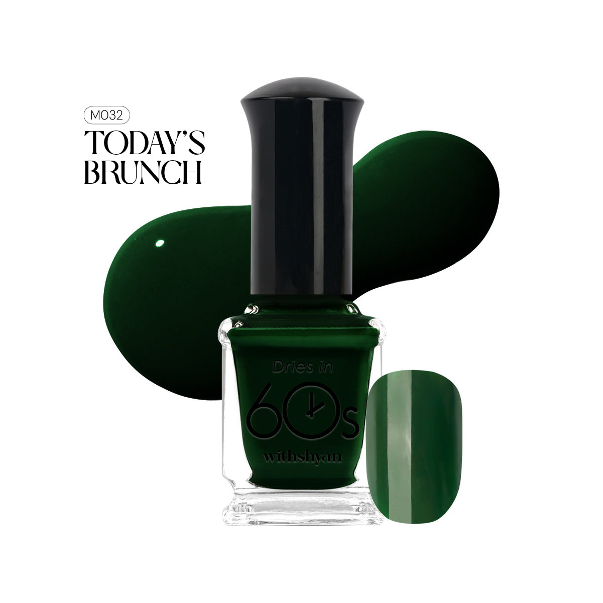 WithShyan Korea Nail Polishes Dries in 60s - Green & Blue Collection