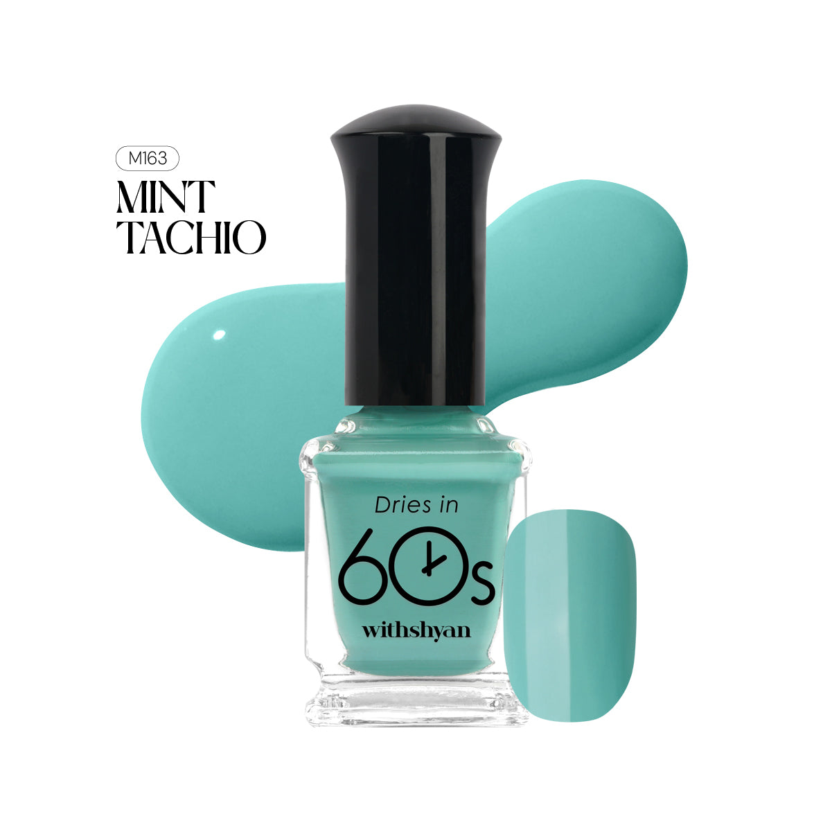 WithShyan Korea Nail Polishes Dries in 60s - Green & Blue Collection