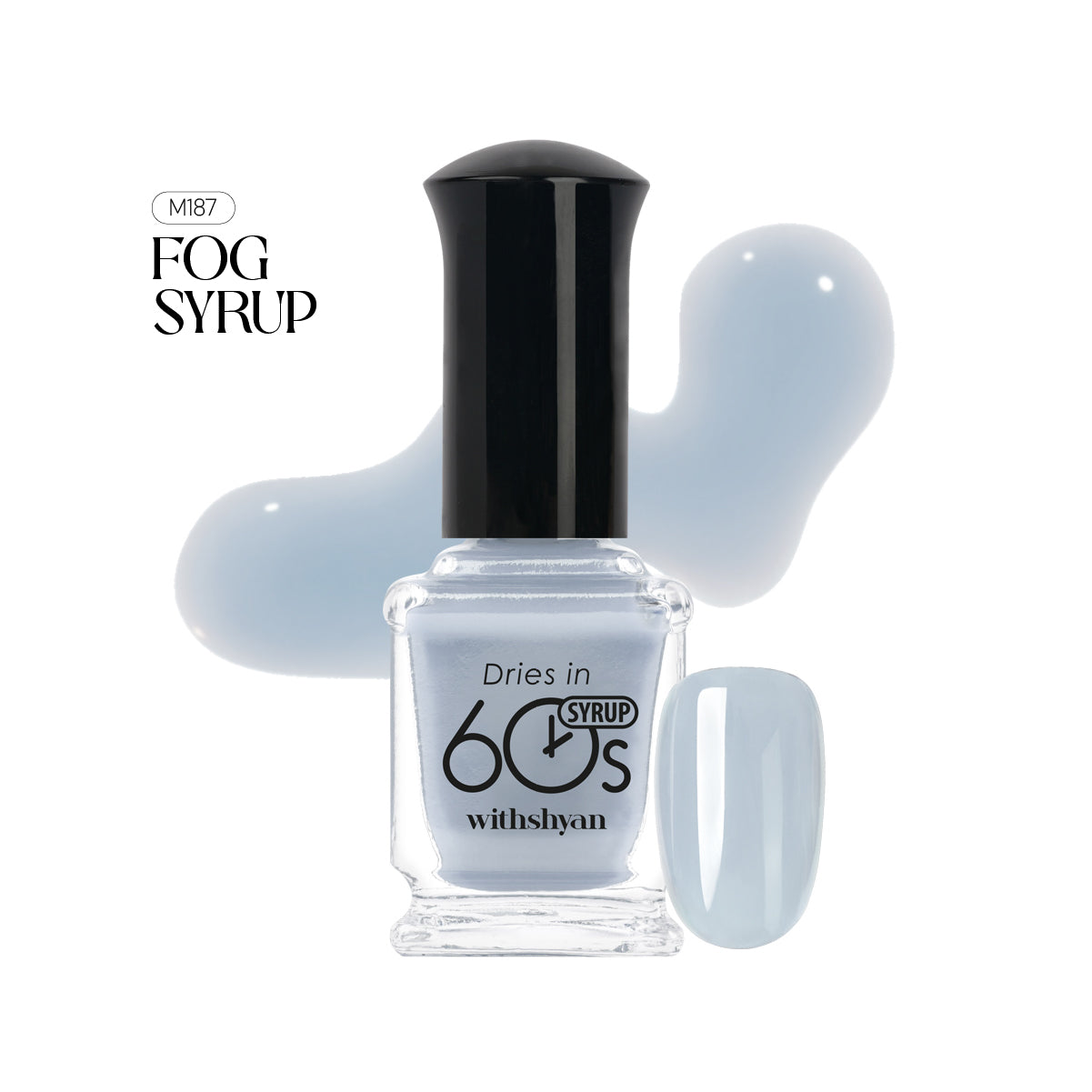 WithShyan Korea Nail Polishes Dries in 60s - Green & Blue Collection