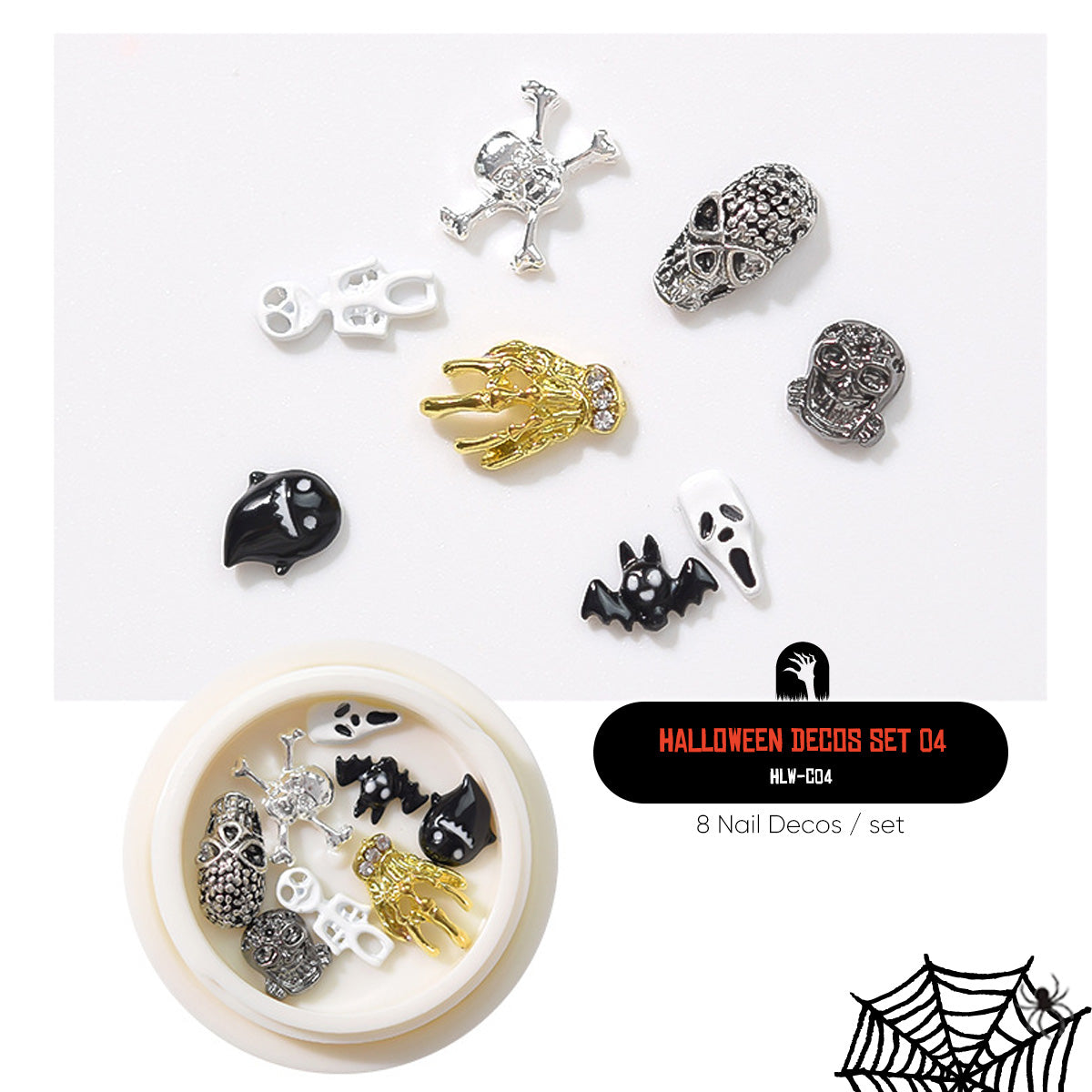 Halloween Nail Art Charms Mix