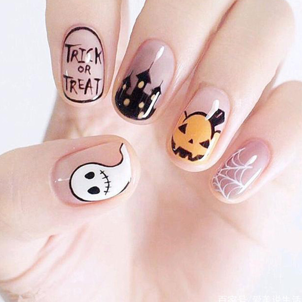 Halloween Nail Art Stickers / Set of 6