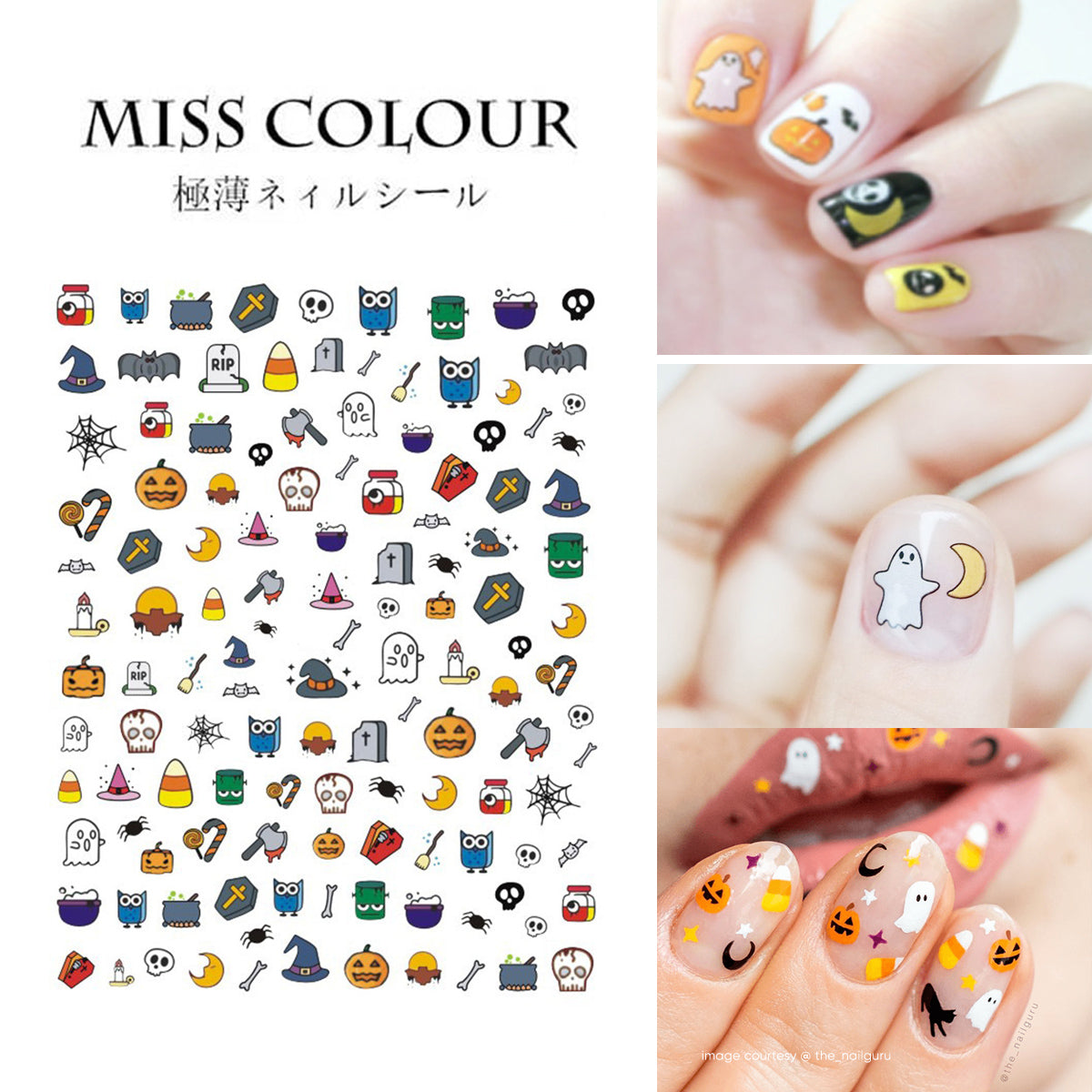 Halloween Nail Art Stickers / Set of 6