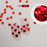 Heart Sequins Nail Decorations