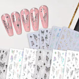 Holographic Butterflies Mix Nail Stickers/ Bundle of 6