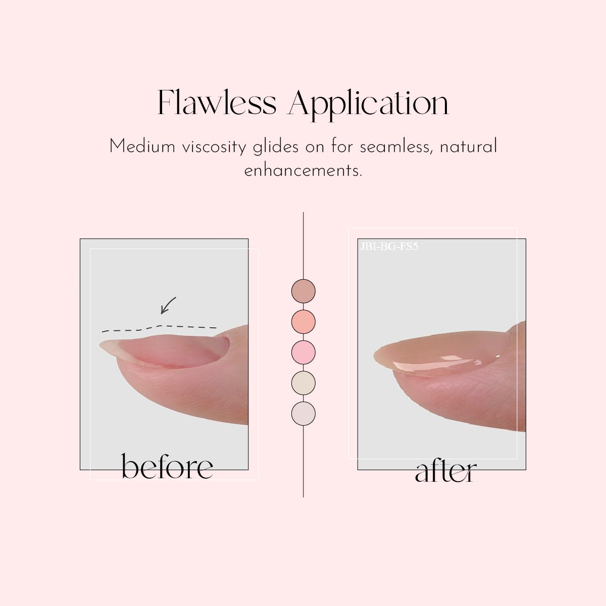 IVY Fibre Base Gel Full Set / 5 Colours