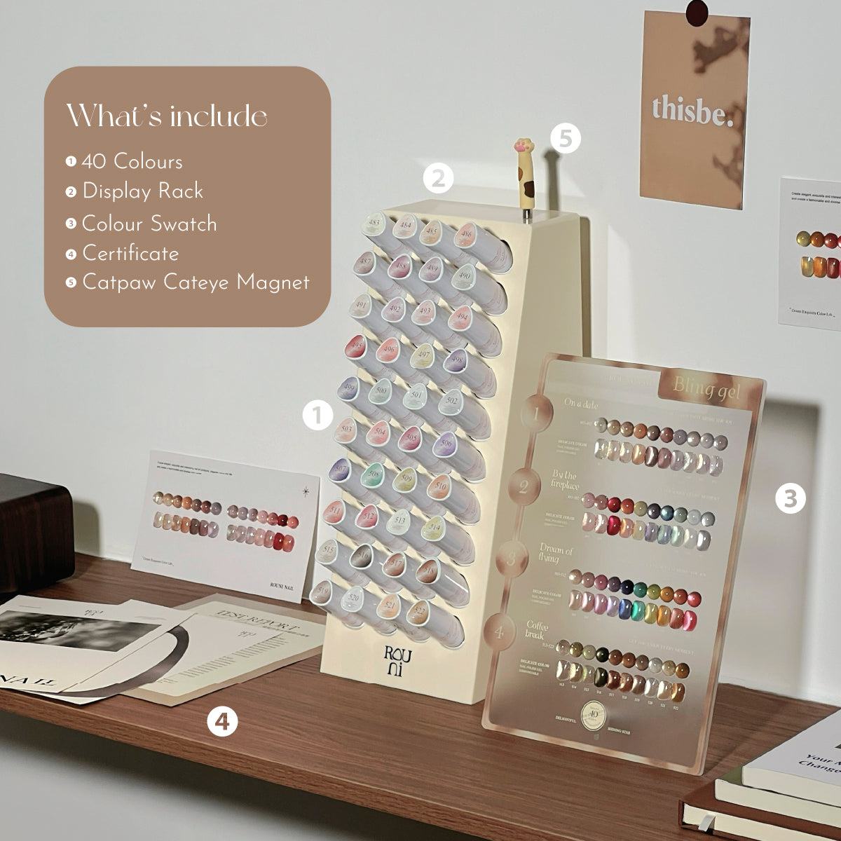 Rou Ni Iced Cold Brew Full Set / 40 Colours