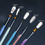 Iridescent Nail Art Brushes