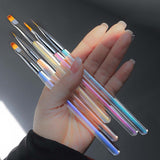 Iridescent Nail Art Brushes 