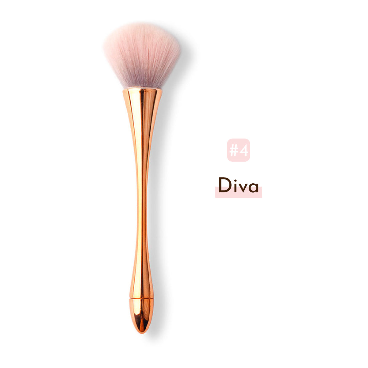 Nail art tools nail duster brush in Diva colour