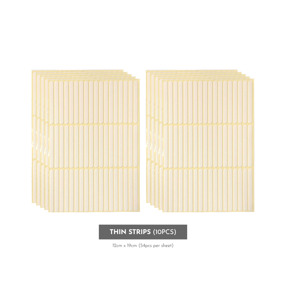 Double-sided Nano Gel Adhesive Tape Strips