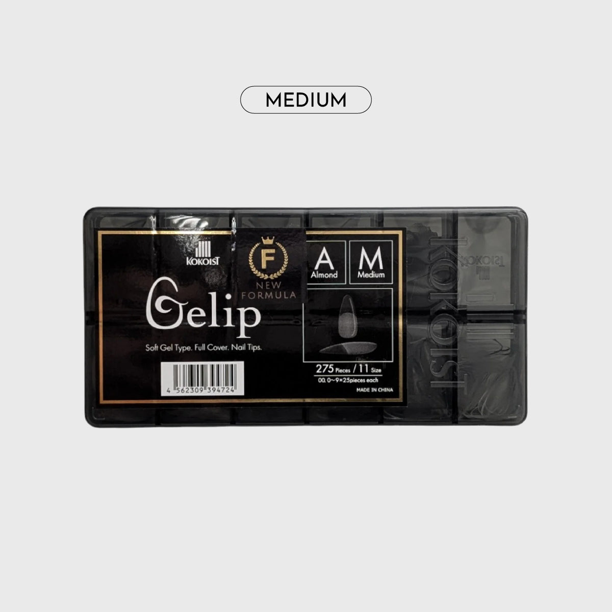 KOKOIST Gelip Almond Full Coverage Tips