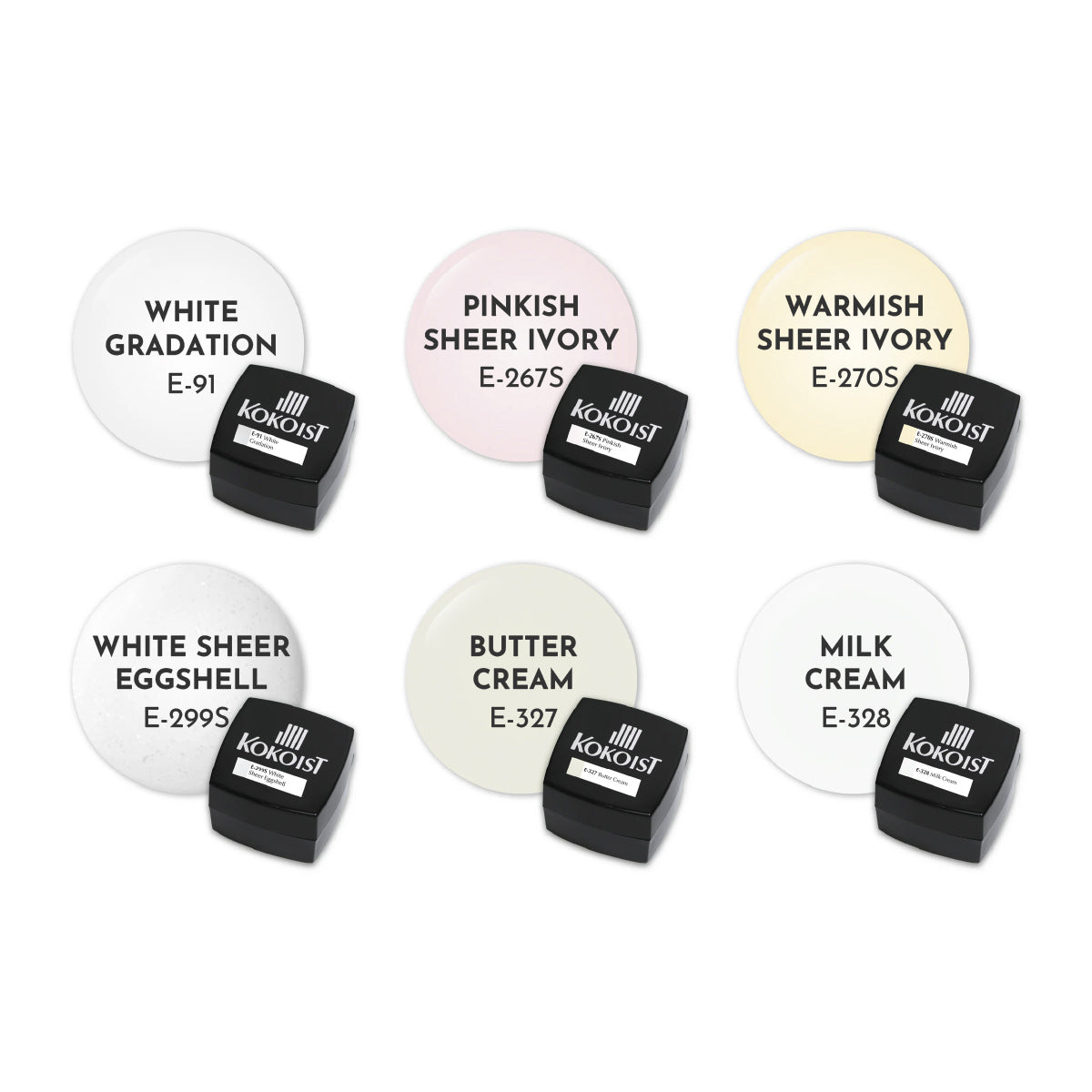 KOKOIST Excel Line - Sheer White Series