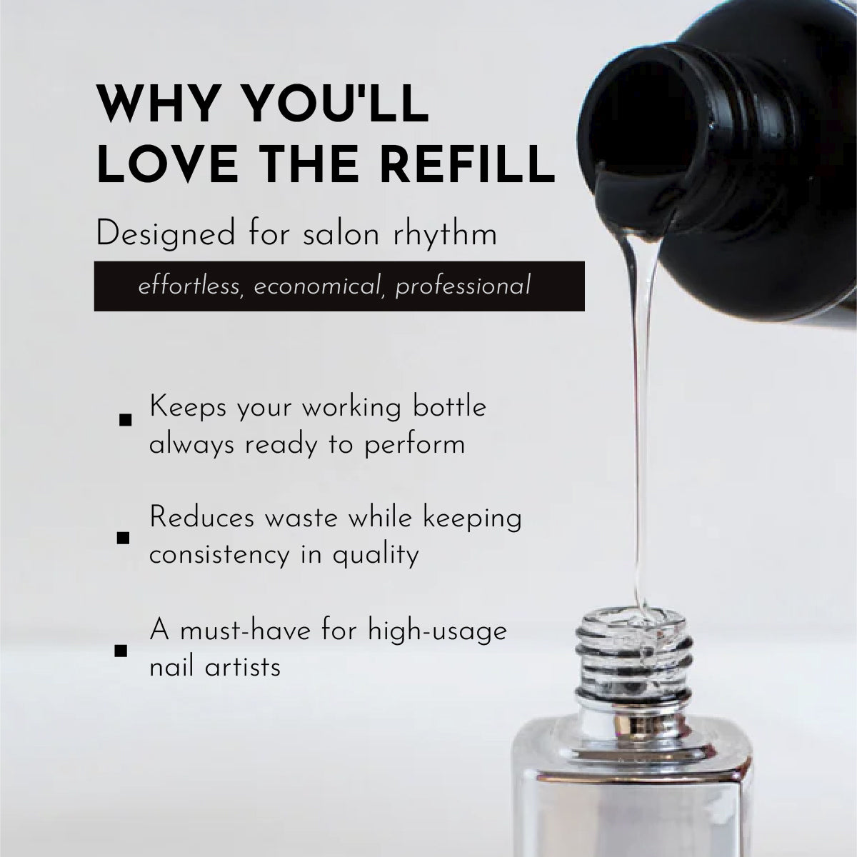 KOKOIST Ultra Glossy Non-wipe Top Coat Gel Refill