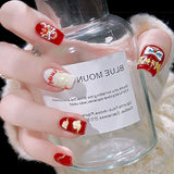 CNY Lion Dance 5D Nail Art Stickers