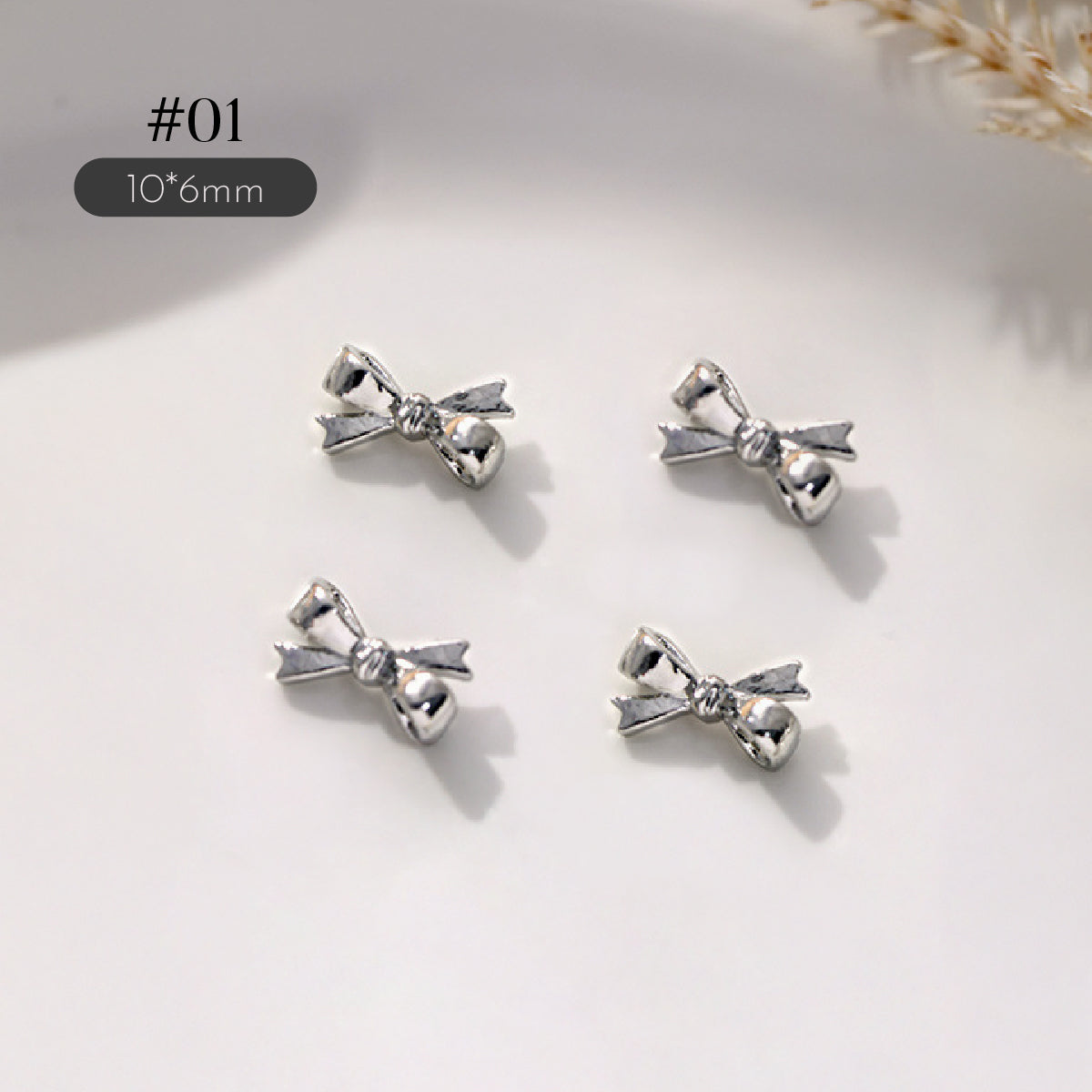 Luxe Ribbon Nail Charms / Pack of 5