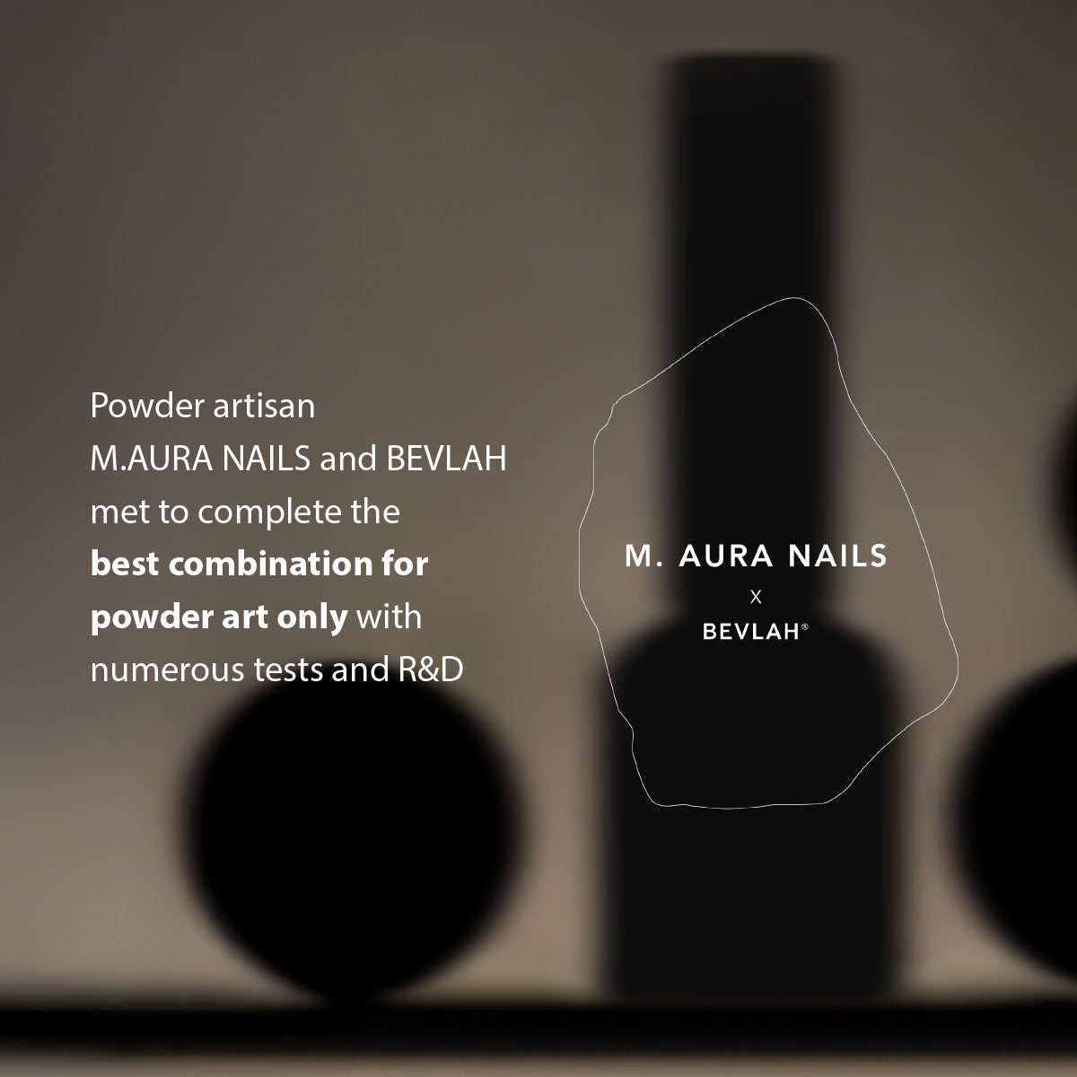 Bevlah × M.AURA Signature Chrome Nail Art Kit